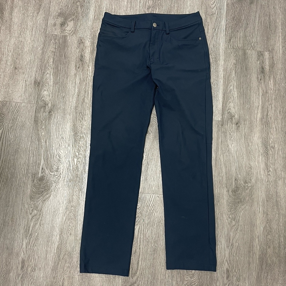 Lululemon Pants Mens 30x30 Blue ABC Classic Fit Warpstream Performance Golf